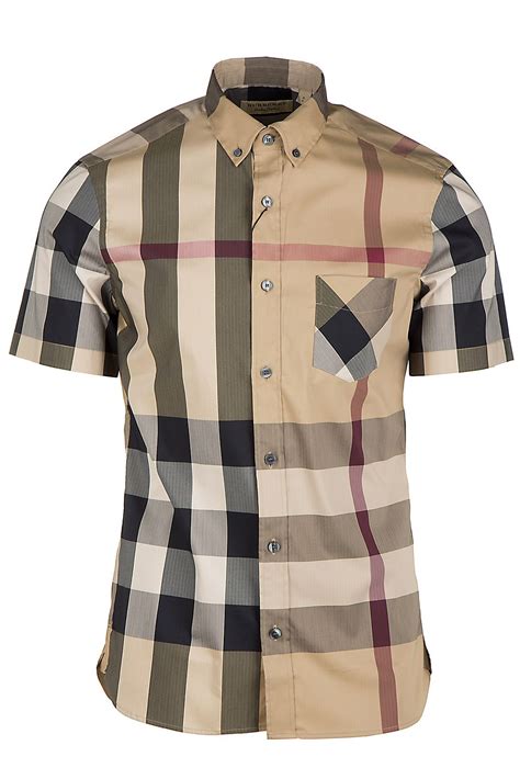 short sleeve men burberry shirts|burberry shirts for men outlet.